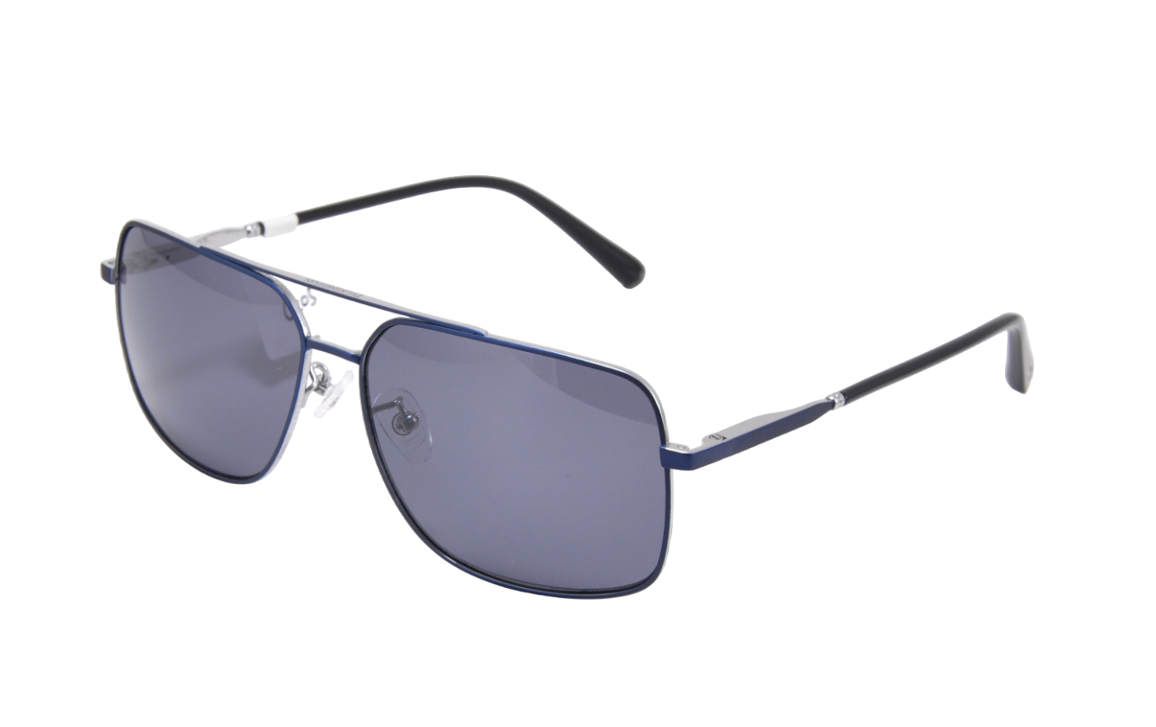 Bon Vivant High Performance Unisex Aviator Sunglasses Navy Blue Blac