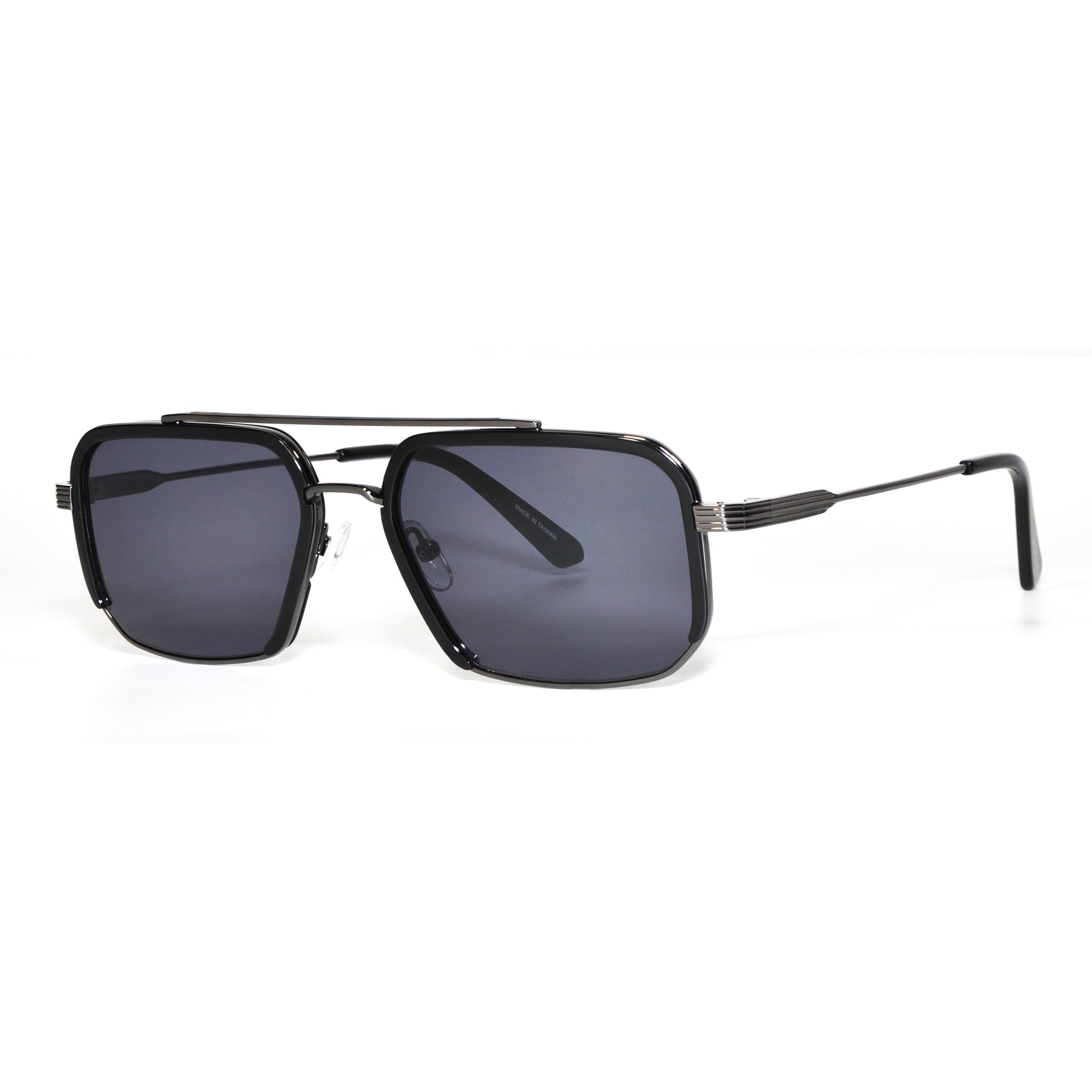 DiaVista® INKWELL Limited Edition Ultra-Performance Aviation Flight Frame (Model #: G2098-C4) | Tactical Gunmetal Black Frame | NIRTECH® IR Polarized Poly Lens | Anti-Glare Coating, Blocks INFRARED Radiation, 100% UVA/UVB Protection